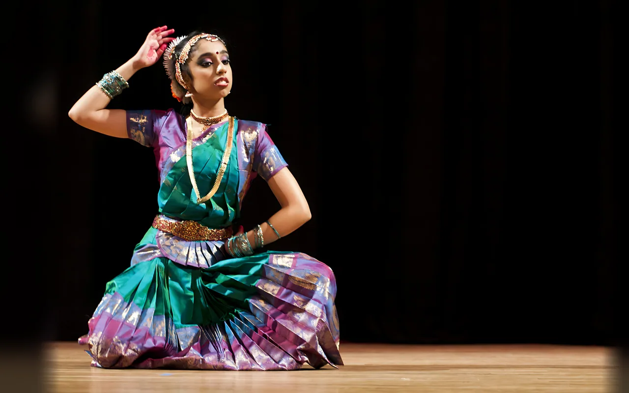 Rhea Bansal at her arangetram, 2011